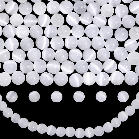 Cat Eye Beads G-PA0001-90A-04-1