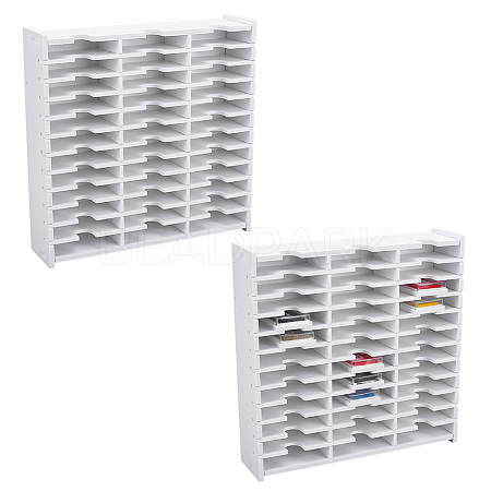 2 Sets 36 Grids PVC Plastic Inkpad Storage Holder ODIS-UN0001-15B-1