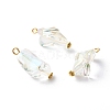 Transparent Acrylic Beads Pendant PALLOY-JF00828-1