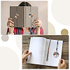 BENECREAT 4Pcs 4 Style Chakra Gemstone Bead Dangling Bookmarks AJEW-BC0003-22-7