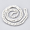 Electroplate Non-magnetic Synthetic Hematite Beads Strands G-T061-186S-2