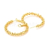 Brass Hoop Earrings EJEW-F273-05G-2