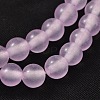 Dyed Natural Jade Round Bead Strands G-O113-13-12mm-1