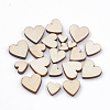Undyed Natural Wood Beads WOOD-N002-04-1