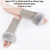 Polyacrylonitrile Fiber Yarn Knitting Fingerless Gloves COHT-PW0001-15H-2