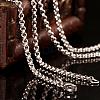 316L Surgical Stainless Steel Rolo Chain Necklaces for Men NJEW-BB07991-24-4