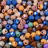 Baking Paint Glass Seed Beads SEED-C004-01R-3