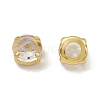 Flat Round Moonlight Effect Sew on Rhinestone GLAA-B010-04B-01-2