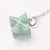 Chakra Natural Green Aventurine Dowsing Pendulums X-G-F516-01F-3