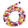 Synthetic Turquoise Beads Strands TURQ-G108-4x4mm-12-6