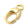 Brass Spring Gate Rings KK-I364-04G-02-2