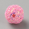 Opaque Acrylic Beads MACR-WH0010-12G-2