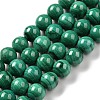 Natural Malachite Beads Strands G-A271-A01-10mm-2