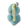 Flocky Resin Pendants LS-FIND-S001-08E-2