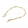 Alloy Padlock Link Chains Bag Strap AJEW-BA00076-1