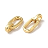 Brass Spring Gate Rings KK-J301-06G-2