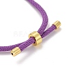 Adjustable Polyester Cord Bracelet Making MAK-C001-01-4