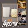 Column with Round DIY Candle Silicone Molds DIY-WH0265-61-7
