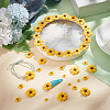  100Pcs 4 Styles Flatback Hair & Costume Accessories Ornaments Resin Flower Daisy Cabochons CRES-NB0001-37A-4