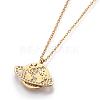 304 Stainless Steel Pendant Necklaces NJEW-E135-08G-2