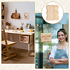 Lace Edged Rectangle Wood Display Pedestals ODIS-WH0025-280D-5