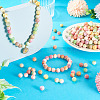 220Pcs 11 Colors Dyed Handmade Lampwork Beads LAMP-TA0001-41B-7