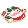 Christmas Theme Alloy Enamel Brooches JEWB-S022-03D-3