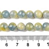 Dyed Natural White Jade Beads Strands G-T138-8mm-210-6-5
