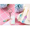 10Pcs 5 Colors Glass Pendants FIND-CJ0001-64-7