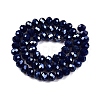 Electroplate Glass Beads Strands EGLA-A044-P8mm-A07-3