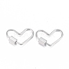 Tarnish Resistant 304 Stainless Steel Screw Carabiner Lock Charms STAS-H103-02P-1