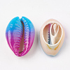Spray Paint Cowrie Shell Beads SHEL-S274-01A-2