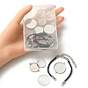 DIY Blank Dome Link Bracelet Making Kit DIY-YW0006-48-5