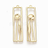 Brass Pendants X-KK-Q762-005G-NF-2