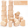 BENECREAT 18Pcs 6 Style Bamboo Bottle Stoppers FIND-BC0002-86-4
