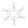 Iron & Alloy Lobster Claw Clasp Keychain KEYC-SZC0002-01S-6