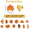 12Pcs 12 Styles Cute Food Themed Resin Pins JEWB-CJ0003-12-2
