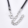 CCB Plastic Enamel Pendant Necklaces NJEW-T008-03A-4
