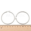 Tarnish Resistant 304 Stainless Steel Big Hoop Earrings EJEW-F105-04P-4
