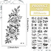 Removable Temporary Water Proof Tattoos Paper Stickers DIY-WH20009-94B-2