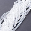 Glass Beads Strands GR4mm01Y-AB-1
