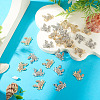 40Pcs 2 Colors Alloy Rhinestone Pendants FIND-TA0010-67-5