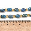 Electroplated Natural Druzy Geode Crystal Beads Strands G-G459-03B-07-4