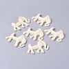 Resin Elephant Cabochons X-CRES-R098-49x76mm-08-2