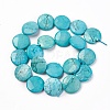 Natural Magnesite Beads Strands TURQ-P027-85-20MM-2