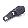 Spray Painted Alloy Replacement Zipper Sliders PALLOY-WH0067-97M-2