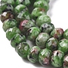 Dyed Natural Malaysia Jade Rondelle Beads Strands X-G-E316-2x4mm-43-3