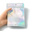 Rectangle Zip Top Plastic Glitter Holographic Bags OPP-YW0001-03C-4