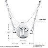 Fashion Brass Constellation/Zodiac Sign Pendant Necklaces NJEW-BB20150-6