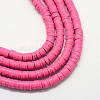 Handmade Polymer Clay Beads CLAY-R067-3.0mm-31-1
